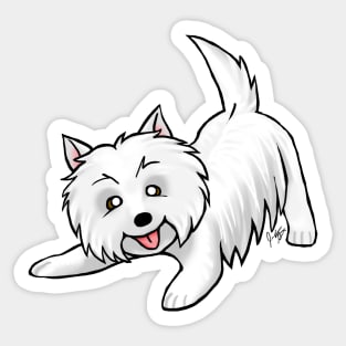 Dog - West Highland Terrier - White Sticker